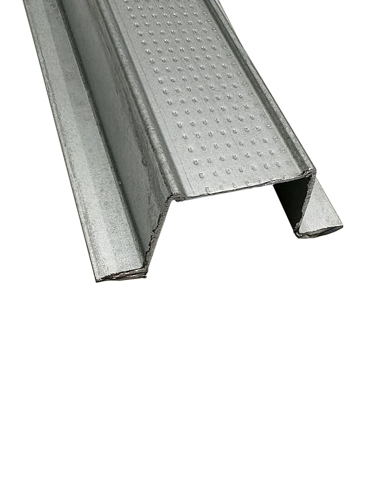 Enhanced Channel Bar 1.8m – High Acoustic Performance Resilient Bar for Soundproofing Walls & Ceilings. Cold-formed steel with dimples for improved concrete grip, enhancing noise reduction and sound insulation in building applications.