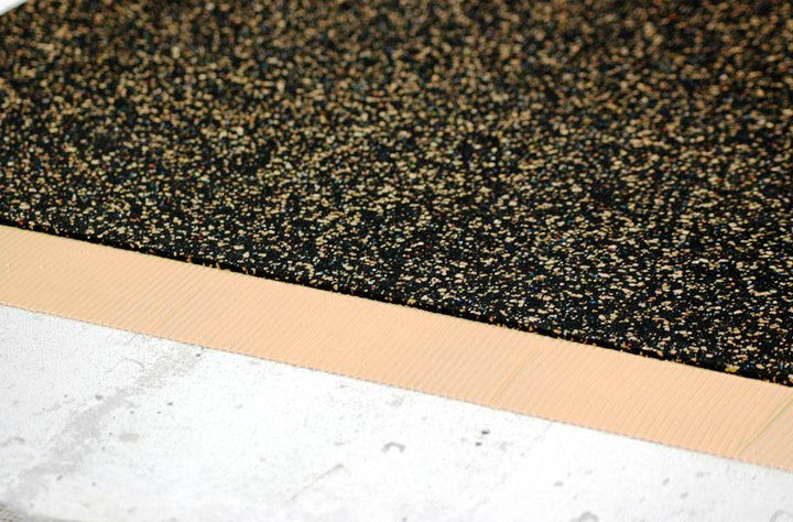 Close-up of Acoustic Cork & Rubber Underlay – 3mm & 4.5mm, showcasing premium soundproofing with eco-friendly, durable materials for all flooring types, ideal for noise reduction and sound insulation.