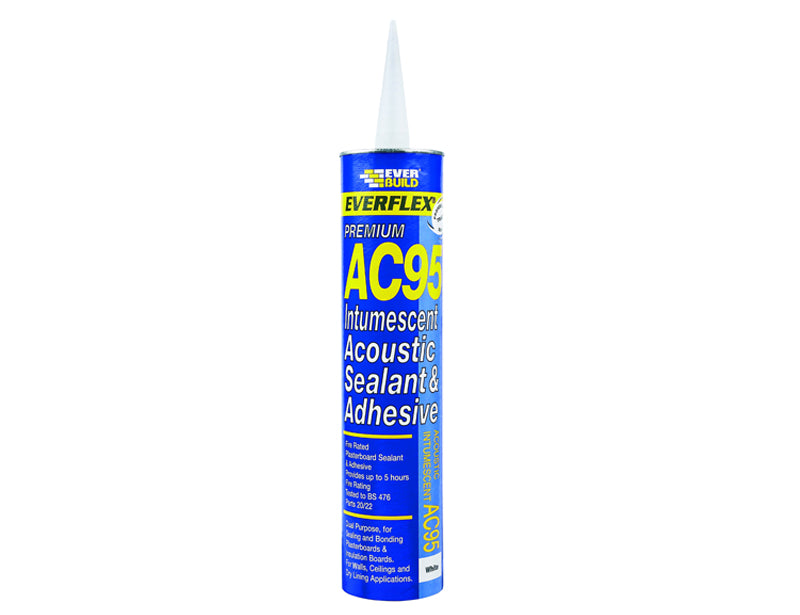 Soundproof Sealant - 900ml, a fire-rated, intumescent sealant tube for acoustic sealing and bonding. Ideal for noise reduction, sound insulation, and vibration damping in walls and ceilings.
