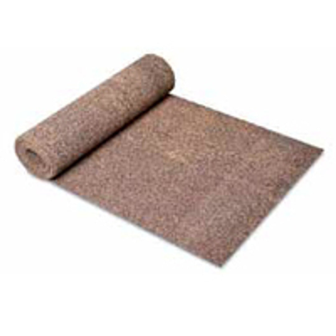 Acoustic Cork & Rubber Underlay – 3mm & 4.5mm – Premium Soundproofing, Eco-Friendly, Durable for All Flooring Types. Partially unrolled speckled matting, ideal for noise reduction and sound insulation.