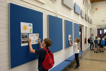 Premium Acoustic Notice Board with Class A Absorption for Effective Sound Management