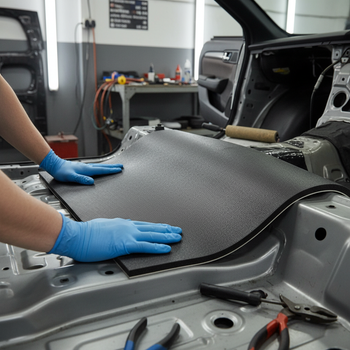 Premium Self-Adhesive Thermo-Acoustic Material 10mm Thick, 5.2sq.m Pack for Noise Reduction & Heat Insulation