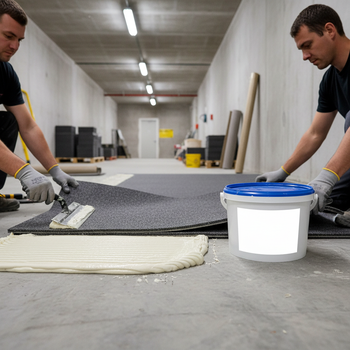 Professional Acrylic Adhesive for Flooring Products - 5L Tub with Coverage for 20m²