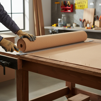 Premium Fine Grain Large Cork Roll - 5m x 1.22m - Various Thicknesses for Interior Walls