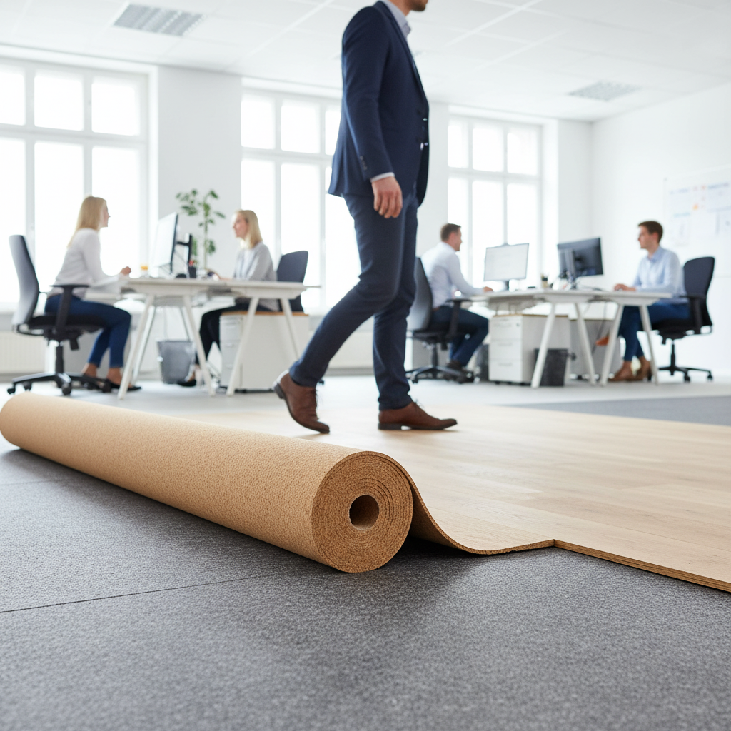 Premium Fine Grain Large Cork Roll for Interior Walls - 4m x 1m, 8mm Thick, Natural Moisture-Resistant Material