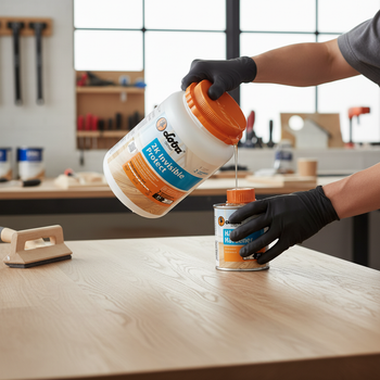 Premium Waterborne Surface Protection for Parquet and Hardwood Floors - Invisible, Scratch-Resistant, and Easy to Clean, 1KG