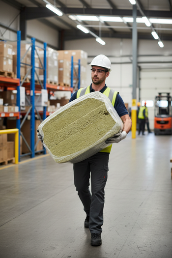 Premium Acoustic Mineral Wool Insulation for Sound Reduction in Floors, Ceilings, and Walls