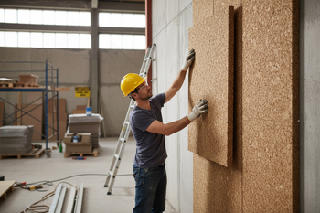 Premium Insulation Cork Board Pack of 10 Sheets - 1000mm x 500mm, 30mm Thick for Energy Efficiency and Acoustic Insulation