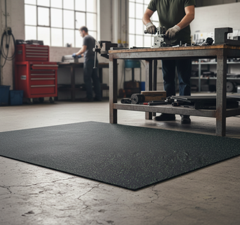 High-Performance Acoustic Matting 15mm Thick for Impact and Airborne Sound Reduction - 1.25m x 1.0m Sheet