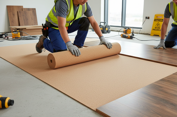 Premium Natural Cork Roll 10m x 1m x 2mm Thick for Laminate Flooring and Underlay
