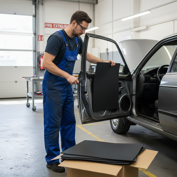 Professional 10mm Noise and Thermal Isolation Material - 6 Sheet Pack for Sound Absorption and Thermal Insulation