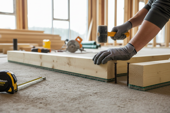 Premium 75mm Composite Batten for Impact Sound Insulation and Support in Timber Flooring