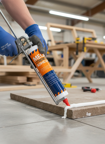 Premium Mega Strength Adhesive 310ml for Backer Board - Waterproof, Fast Setting, High Bond Strength