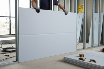 Premium 15mm Heavy Duty Sound Insulation Plasterboard - 2400 x 1200mm, 45 Rw dB Noise Reduction, 30 Minutes Fire Resistance