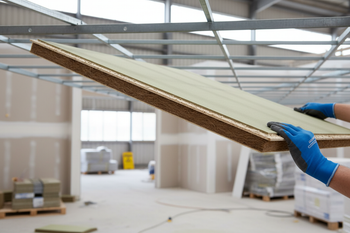 Premium Acoustic Panel 2400mm x 600mm x 48mm with Resilient Layer for Enhanced Floor Height and Sound Insulation