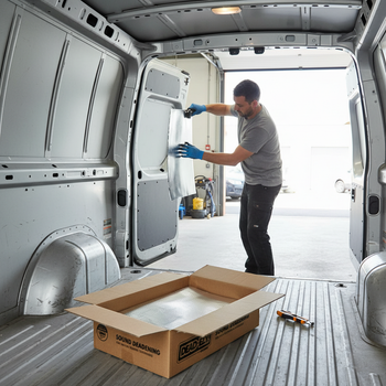 Premium Sound Deadening Material - 40 Sheets of Butyl Construction for Noise Reduction in Vehicles