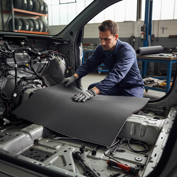 Premium 4-Layer Soundproofing Material for Vehicle Interior Noise Reduction and Heat Insulation