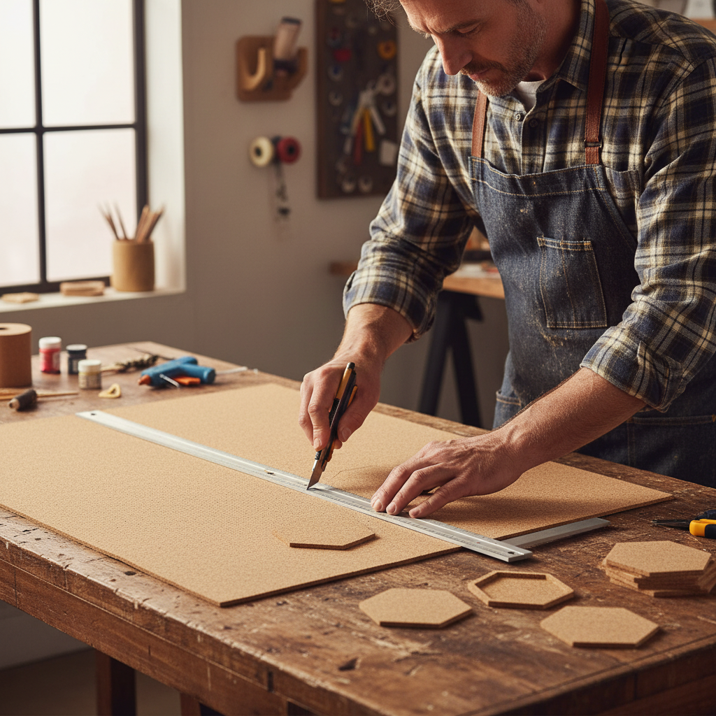 Premium Fine Grain Large Cork Roll 6m x 1m - 2mm Thick for Interior Walls with Smooth Finish