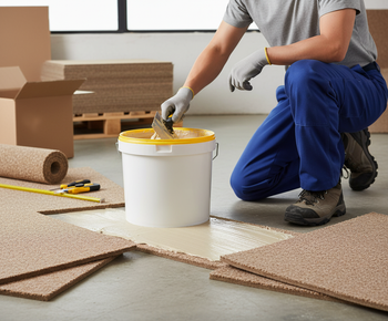 Premium High-Performance Tilemat Adhesive 15kg - Water-Based, Solvent-Free, and Easy to Spread for Vinyl, Rubber, and Carpet Bonding