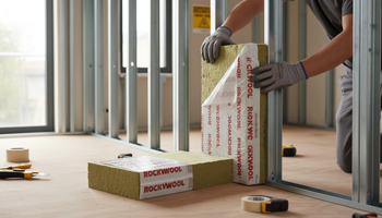 Premium Acoustic Insulation 25mm for Walls and Ceilings - Non-Combustible with High Sound Reduction Properties