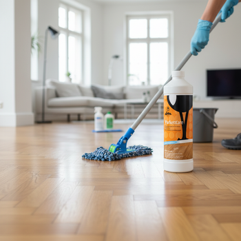 Premium Waterborne Floor Care Product - Protect Finish 1L for Long-Lasting Durability and Scratch Resistance