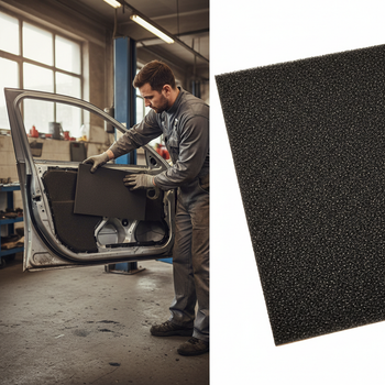 Premium Self-Adhesive Thermo-Acoustic Material 10mm Thick for Noise Reduction and Heat Insulation