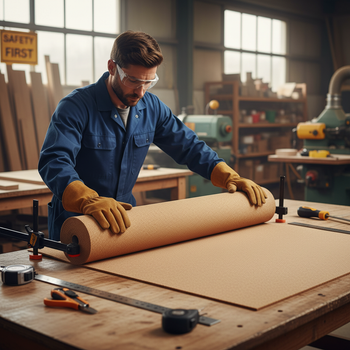 Premium Fine Grain Large Cork Roll - 6 Metres x 1 Metre, 8mm Thick for Interior Walls