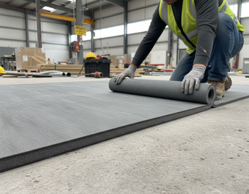 Premium High-Performance Acoustic Underlay Mat 1200mm x 1200mm x 15mm for Noise Reduction