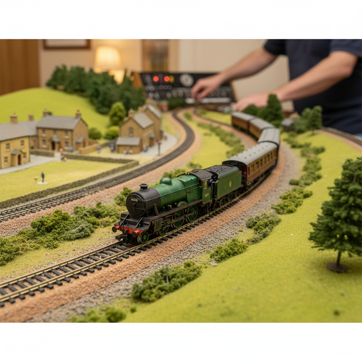 Premium Beveled Edge Track Bed for OO Gauge Model Railways - 450mm Length, 45mm Width, 5mm Thickness - Pack of 10