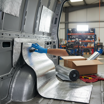 Premium Large Van Insulation and Sound Deadening Kit with High-Performance 10mm Liner and 2mm Deadening for Enhanced Comfort