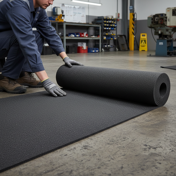 Premium 6mm Resilient Acoustic Underlay for Enhanced Sound Insulation and Noise Reduction in Flooring Applications