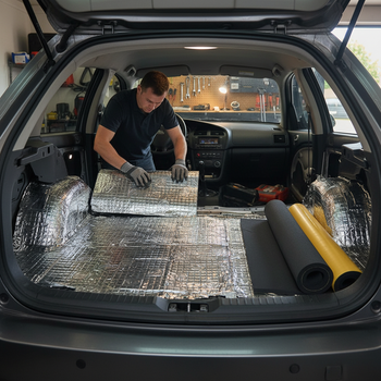 Premium Hatchback Car Boot Sound Proofing Bundle with High-Performance Noise Reduction Materials