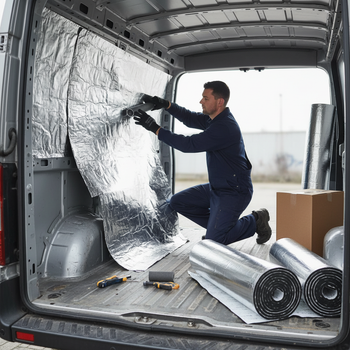 Premium Large Van Insulation and Sound Deadening Kit with High-Performance 10mm Liner and 2mm Deadening for Enhanced Comfort