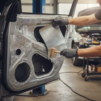 Premium Self-Adhesive Sound Deadening Vibration Damper Sheets - High Grade Butyl Construction for Noise Reduction and Easy Installation