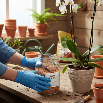 Premium High-Performance Cork Granules 5-15mm for Construction and Insulation - 3 Litres Volume, 100-120kg/m³ Density