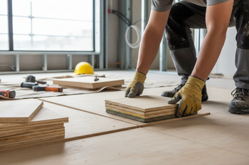 Premium Acoustic Plywood Floor Panel - Impact Reducing, Moisture Resistant, 2400mm x 600mm x 28mm for Soundproofing