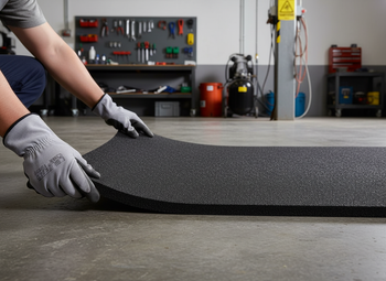 Premium Acoustic M20 Rubber Sheets - 20mm Thickness for Effective Sound Insulation, 1m x 1m Size