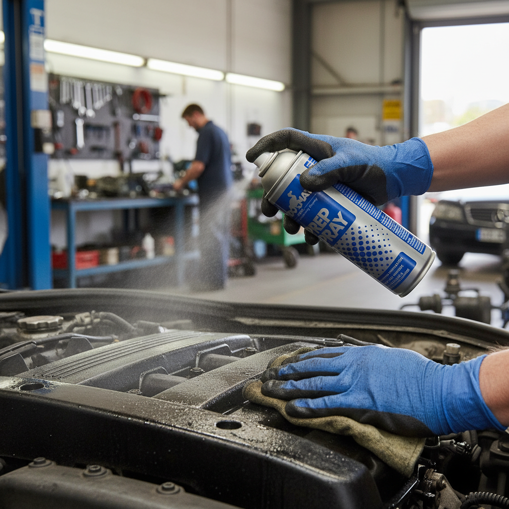 Professional 500ml Panel Preparation Spray - High-Performance Degreaser for Automotive Sound Deadening