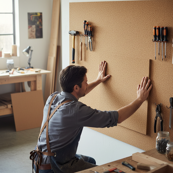 Premium Fine Grain Adhesive Cork Sheets 915mm x 610mm - 5mm Thick - Pack of 2 for Wall Coverings and Pinboards