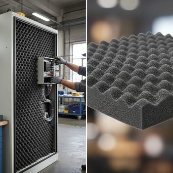 Premium Noise-Absorbing Foamed Polyurethane Material 35mm Thick for In-Car Soundproofing