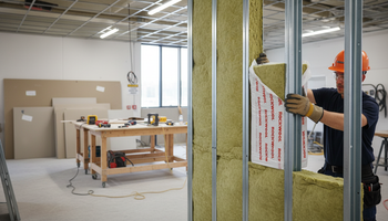 Premium Acoustic Insulation 25mm for Walls and Ceilings - Non-Combustible with High Sound Reduction Properties