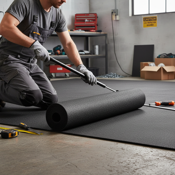 High-Performance 3mm Soundproof Rubber Roll for Impact Noise Reduction in Residential and Commercial Spaces - Eco-Friendly Design