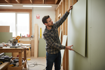 Premium 9mm Tongue and Groove MDF Panel 1200mm x 600mm for Acoustic Underlay Installation