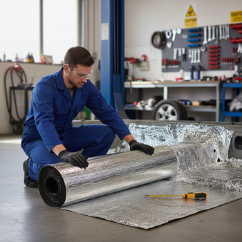 Premium 12mm Heavy Duty Thermo Liner Roll - 5sqm for Insulation and Noise Reduction in Vans and Campers