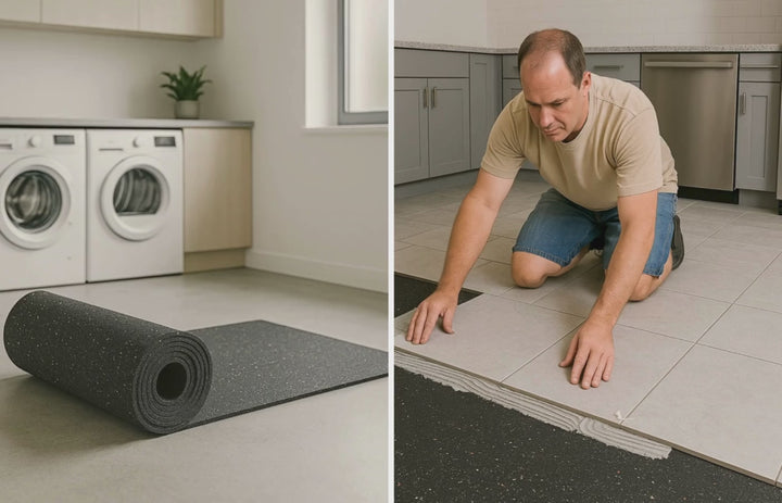 SilentCloud FFR Acoustic Rubber Underlay Roll – Premium Soundproofing, Shock Absorption & Durable Floor Protection